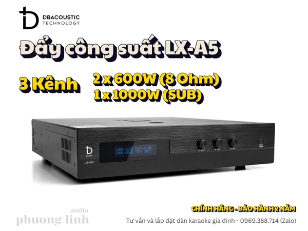 Đẩy công suất Dbacoustic LX-A5