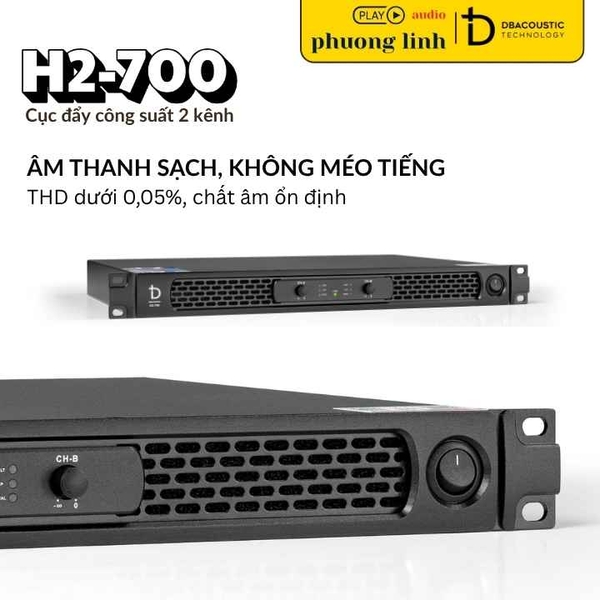 Đẩy Công Suất DBacoustic H2-700