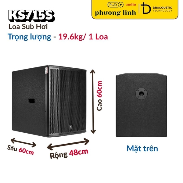 Loa siêu trầm Dbacoustic KS715S