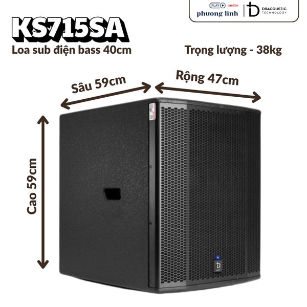 Loa sub dien dbacoustic KS715SA Hai Phong
