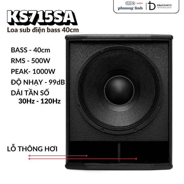 Loa sub dien dbacoustic KS715SA Hai Phong