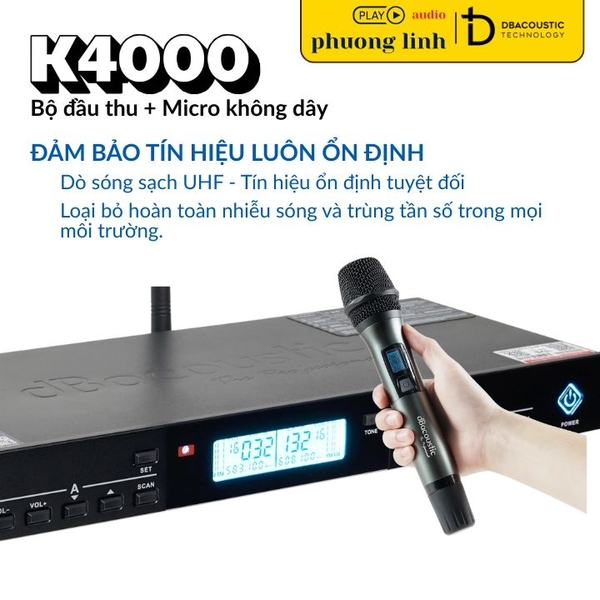 Micro không dây DBacoustic K4000