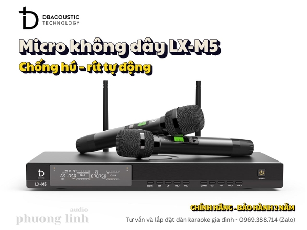 Micro không dây  DBacoustic LX-M5