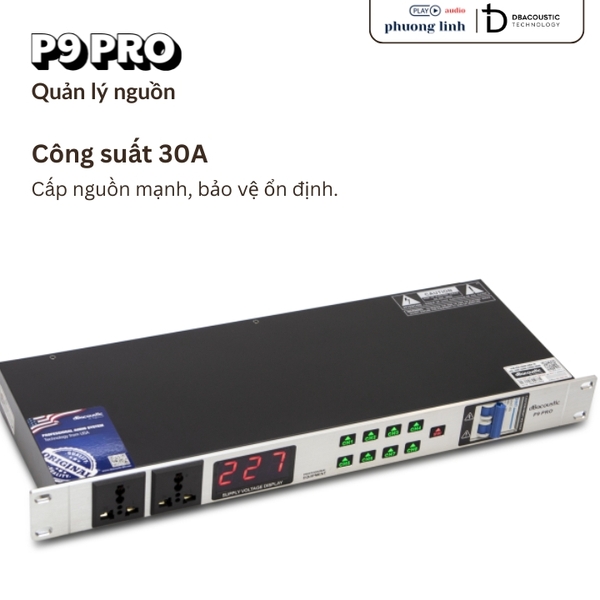 Quản lý nguồn dbacoustic P9 Pro