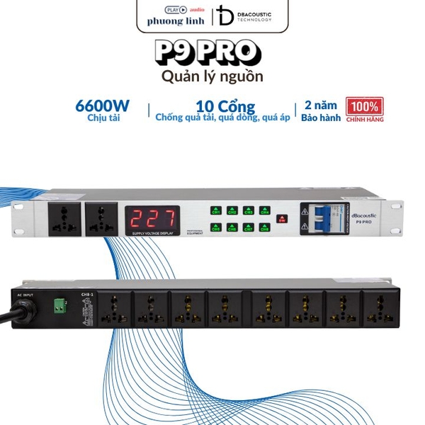 Quản lý nguồn dbacoustic P9 Pro
