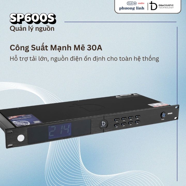 Quản lý nguồn dbacoustic SP600S