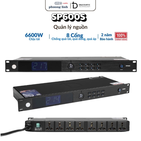 Quản lý nguồn dbacoustic SP600S