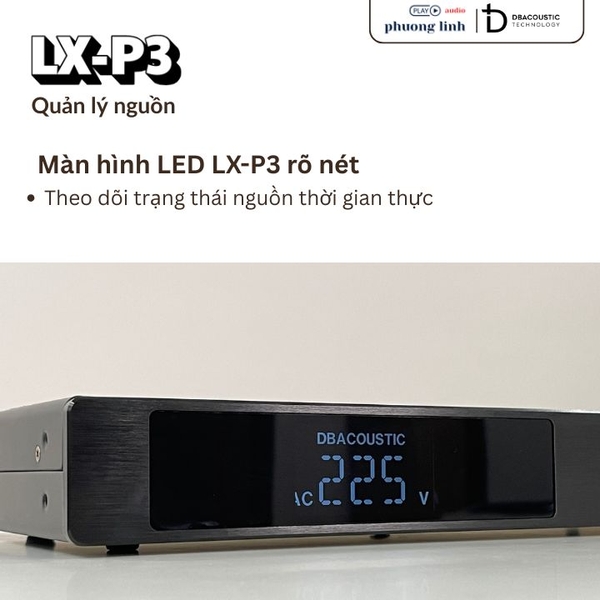 Bộ quản lý nguồn DBacoustic LX-P3, dan karaoke hai phong