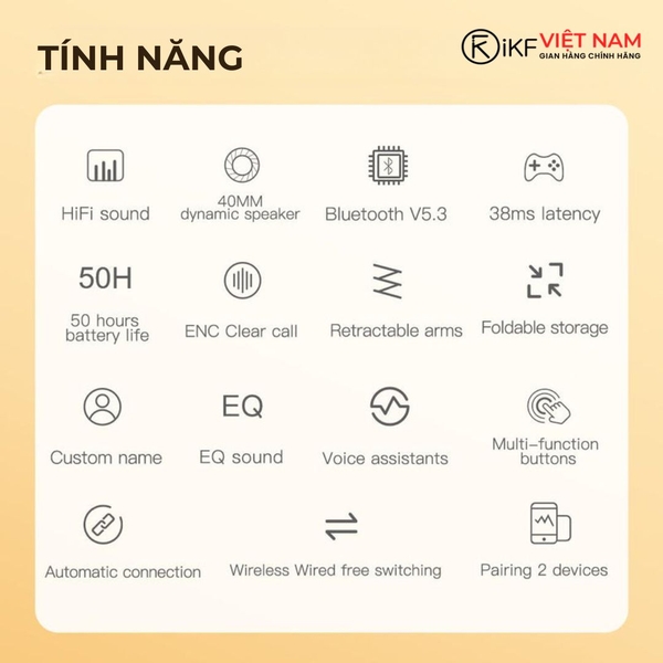 Tai nghe iKF K3 bluetooth