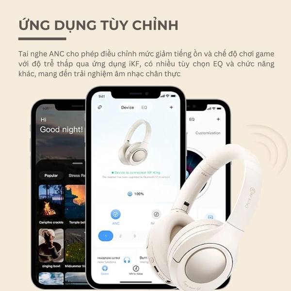 tai nghe bluetooth iKF King