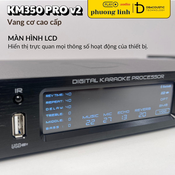 Vang cơ DBacoustic KM350 Pro V2