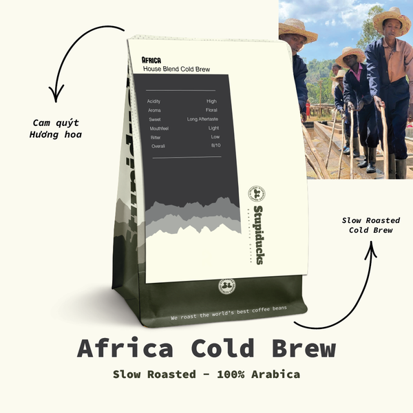 Cà phê pha Cold Brew Africa - Stupiducks Specialty Coffee ( SSC Roaster)