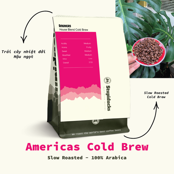 Cà phê pha Cold Brew Americas - Stupiducks Specialty Coffee ( SSC Roaster)