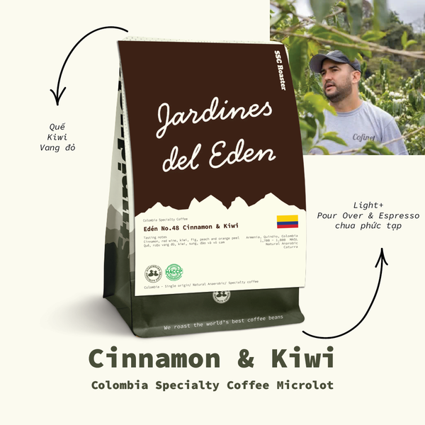 Colombia Edén No.48 Cinnamon & Kiwi - Stupiducks Specialty Coffee ( SSC Roaster)