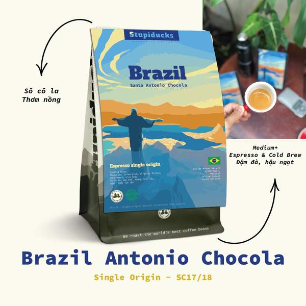 Brazil Santo Antonio Chocola - Stupiducks Specialty Coffee (SSC Roaster)