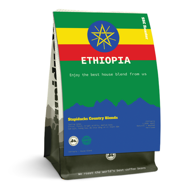 Heirloom Ethiopia Coffee - Country Blend Series - Stupiducks Specilaty Coffee (SSC)