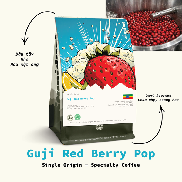 Guji Red Berry Pop - Stupiducks Specialty Coffee ( SSC Roaster)