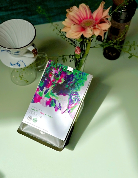 Green Of Saturni Flowers & Ginger ( Saturday) - Stupiducks Specialty Coffee ( SSC Roaster)