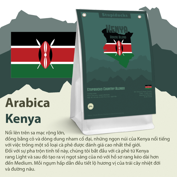 Kenya Coffee - Country Blend Series - Stupiducks Specialty Coffee (SSC)