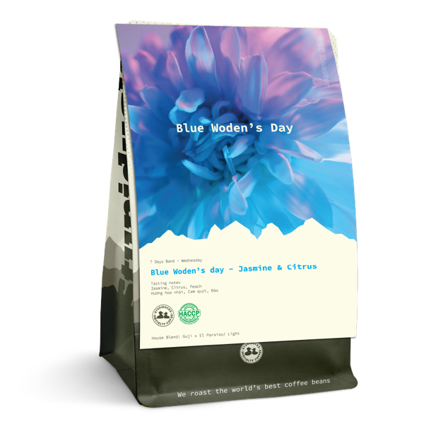Blue Woden's Day Jasmine & Citrus ( Wednesday) - Stupiducks Specialty Coffee ( SSC Roaster)