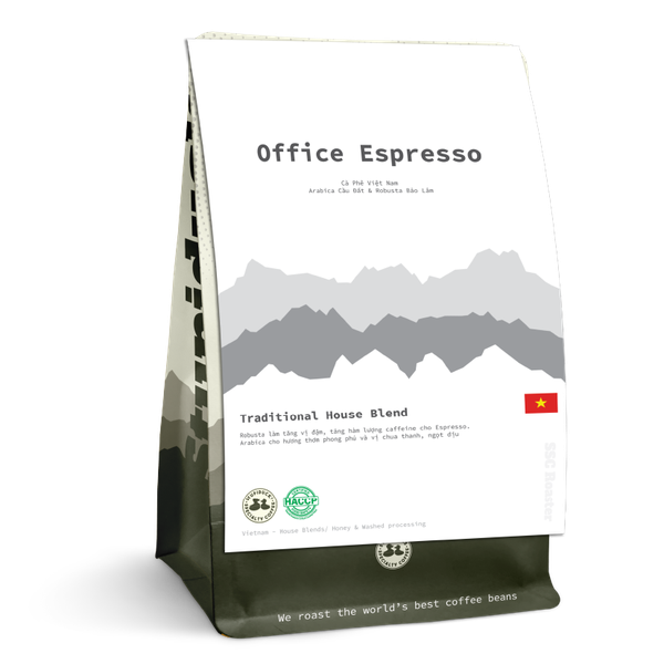 Cà Phê Pha Máy Espresso Office ( Robusta & Arabica) - Stupiducks Specialty Coffee