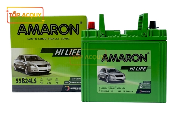 ẮC QUY AMARON HI-LIFE 55B24LS 12V-45AH