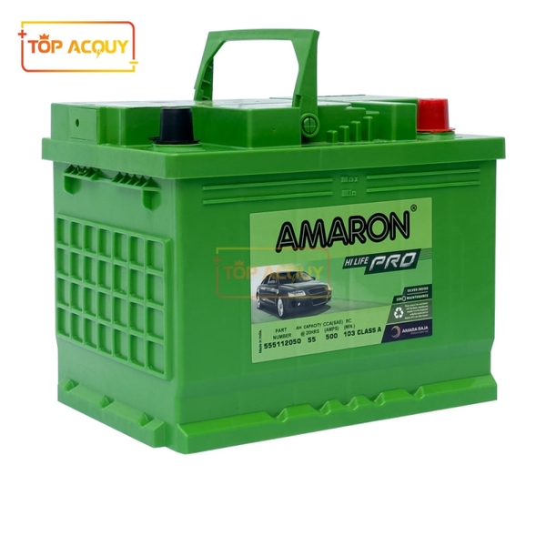 ẮC QUY AMARON 12V - 55AH PRO DIN55(L)