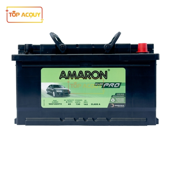 ẮC QUY AMARON PRO DIN80(L) 12V-80AH