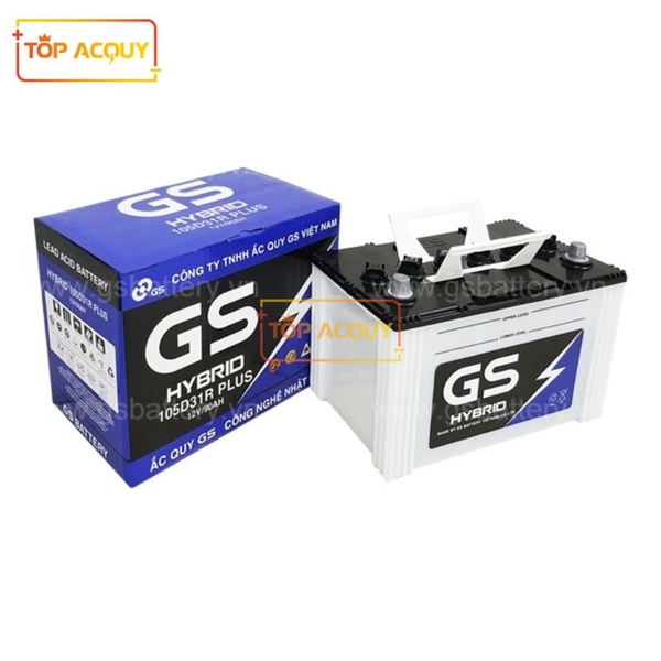 ẮC QUY GS 105D31R PLUS - HYBRID 12V - 90AH