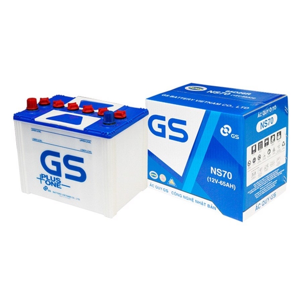 ẮC QUY GS 12V - 65Ah NS70