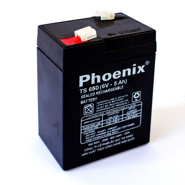 ẮC QUY PHOENIX 6V - 5AH TS650