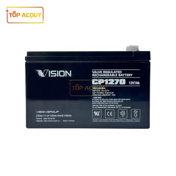 ẮC QUY VISION 12V - 7AH CP1270