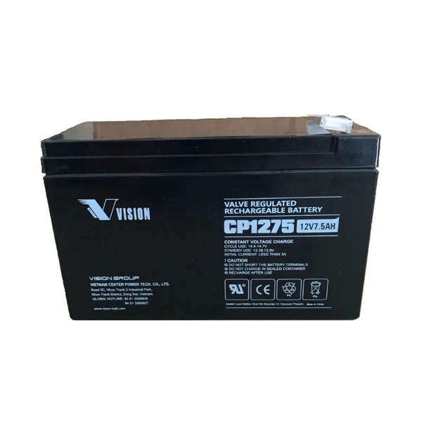 ẮC QUY VISION CP1275 12V-7.5AH