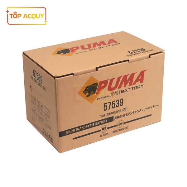 BÌNH ẮC QUY PUMA 12V - 75AH 57539 (DIN75)