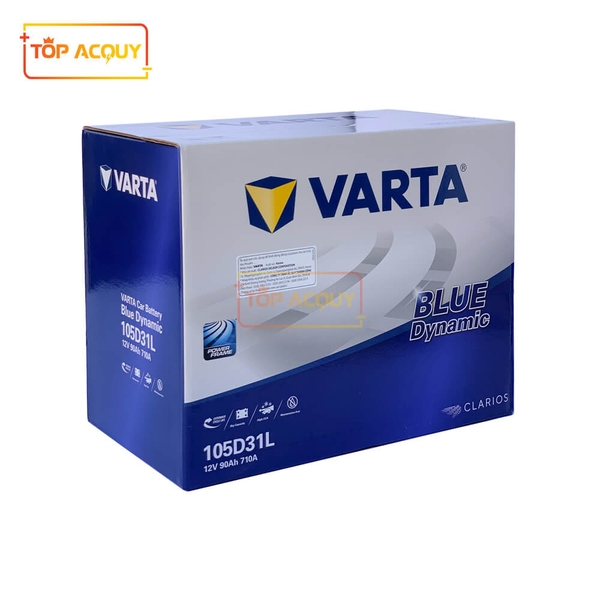 ẮC QUY VARTA 105D31L 12V - 90AH (BLUE DYNAMIC)