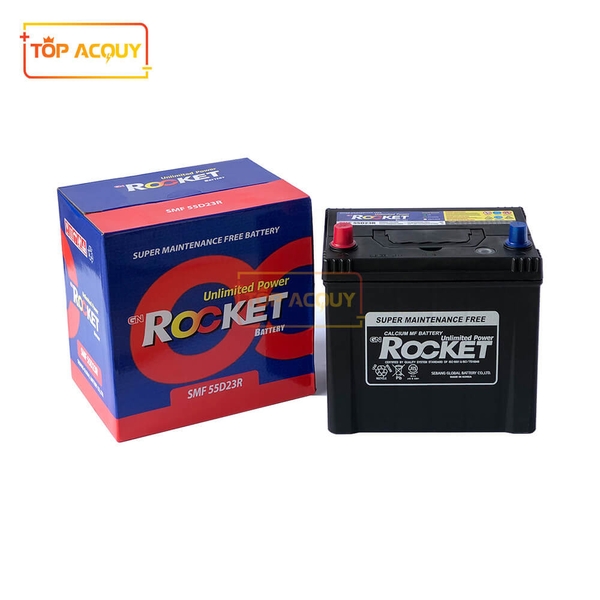 ẮC QUY ROCKET 12V - 60AH SMF 55D23R