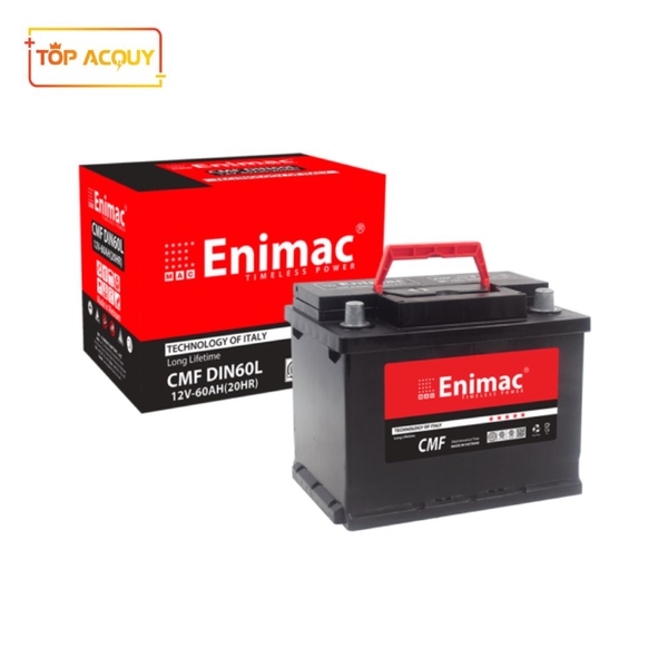 ẮC QUY ENIMAC 12V 60AH CMF DIN60L