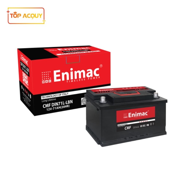 ẮC QUY ENIMAC 12V 71AH CMF DIN71L - LBN
