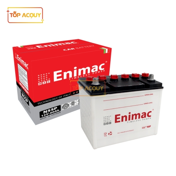 ẮC QUY ENIMAC 12V 60AH N55P