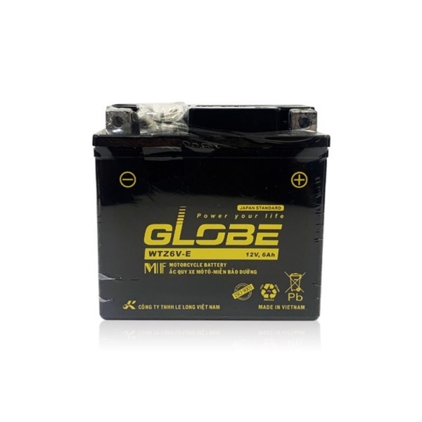 ẮC QUY GLOBE 12V-6Ah WTZ6V-E