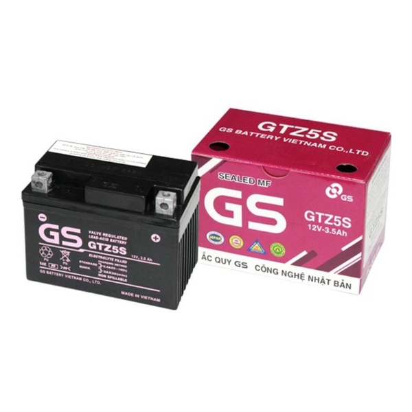 ẮC QUY GS MF GTZ5S 12V - 3,5AH