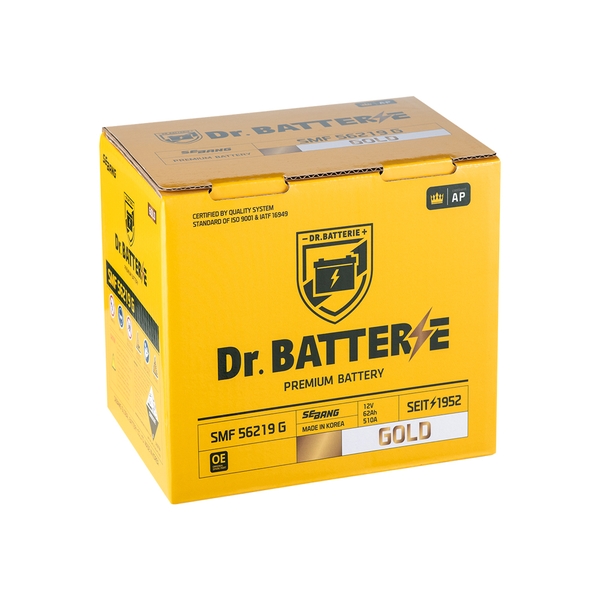 ẮC QUY DR.BATTERIE 12V - 62AH SMF 56219 DIN62(L)