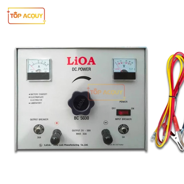 MÁY NẠP ẮC QUY LiOA BC-5030 SẠC BÌNH 12V/24V/36V/48V 30A
