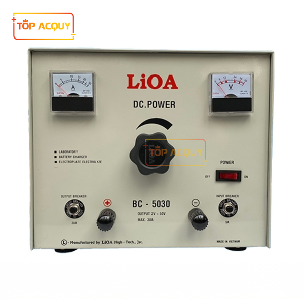 MÁY NẠP ẮC QUY LIOA BC-5030 SẠC BÌNH 12V -24V -36V -48V