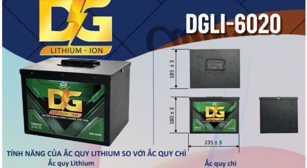PIN LITHIUM-LFP ĐỨC GIANG 60V - 20AH DGLI-6020