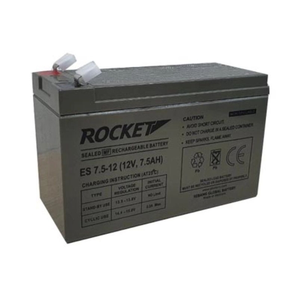 ẮC QUY ROCKET 12V - 7.5AH ES7.5-12