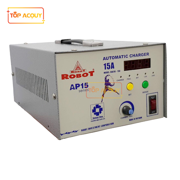 SẠC ROBOT TỰ ĐỘNG 15A - 12-24VDC (DÂY ĐỒNG)