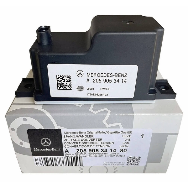 ẮC QUY PHỤ/TỤ ĐIỆN MERCEDES A205 905 3414 (VOLTAGE CONVERTER)