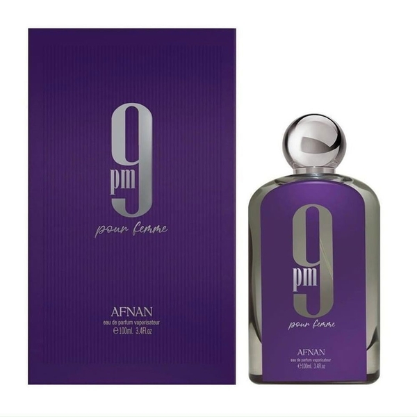 Nước hoa nữ Afnan 9pm tím Pour Femme 100ml chính hãng
