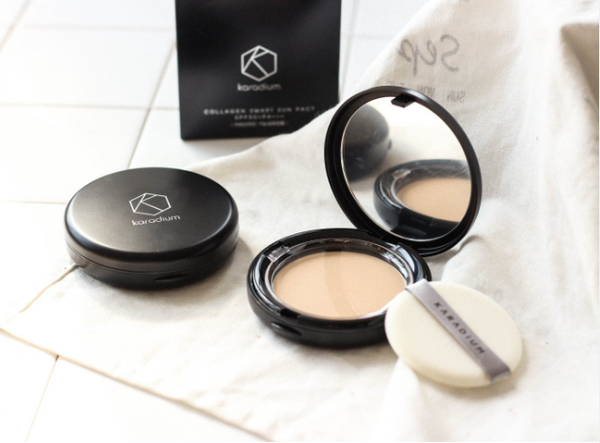 Phấn phủ kiềm dầu Karadium Collagen Smart Sun Pact SPF50+ 11g tone 21 tiêu chuẩn Hàn Quốc chính hãng giá sỉ tiết kiệm nên mua tại Hababu